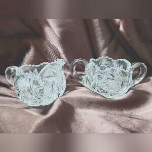 American Brilliance sugar and creamer set